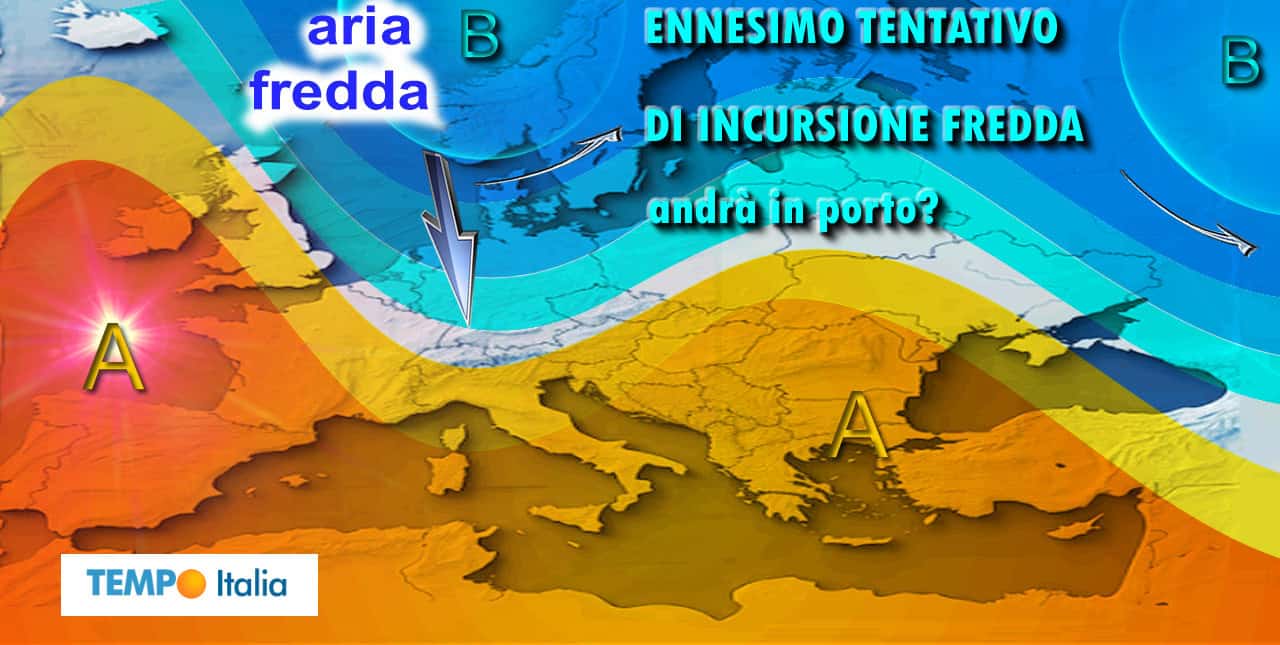Piogge, ma scarse offensive invernali la prossima settimana. Un ennesimo tentativo freddo è visto più in là. Ecco quando