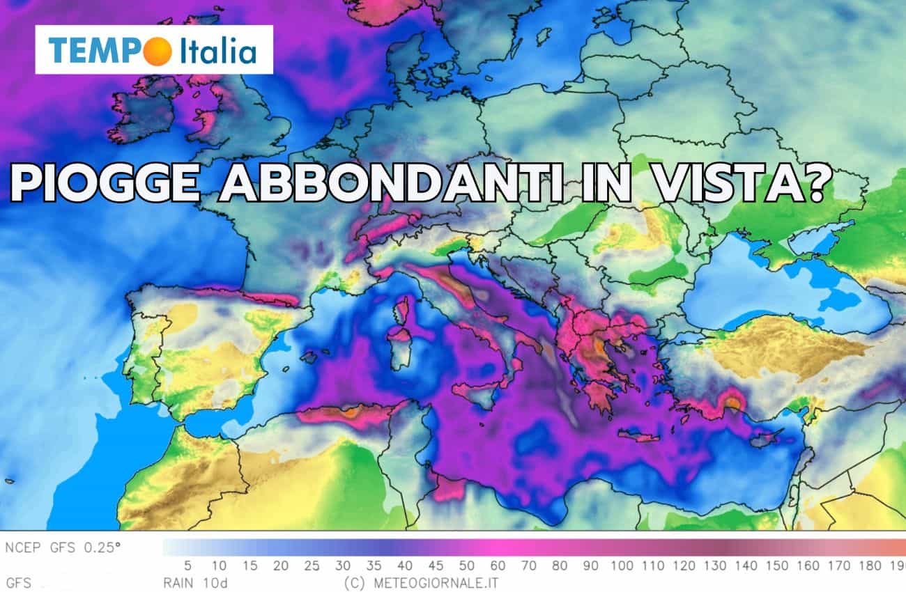 Meteo prossimi 10 giorni: dove pioverà di più