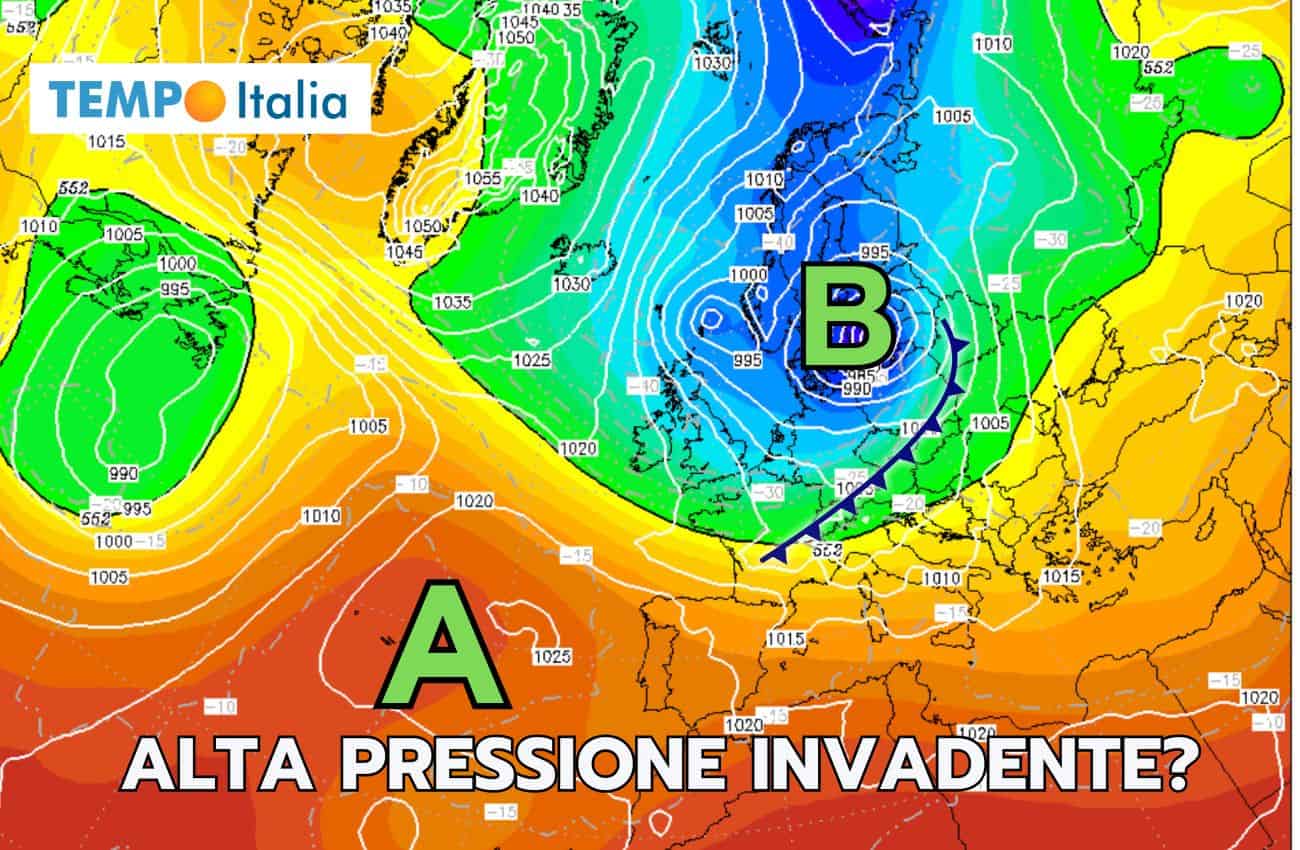 Meteo: l’Atlantico ci prova, ma l’alta pressione non è d’accordo
