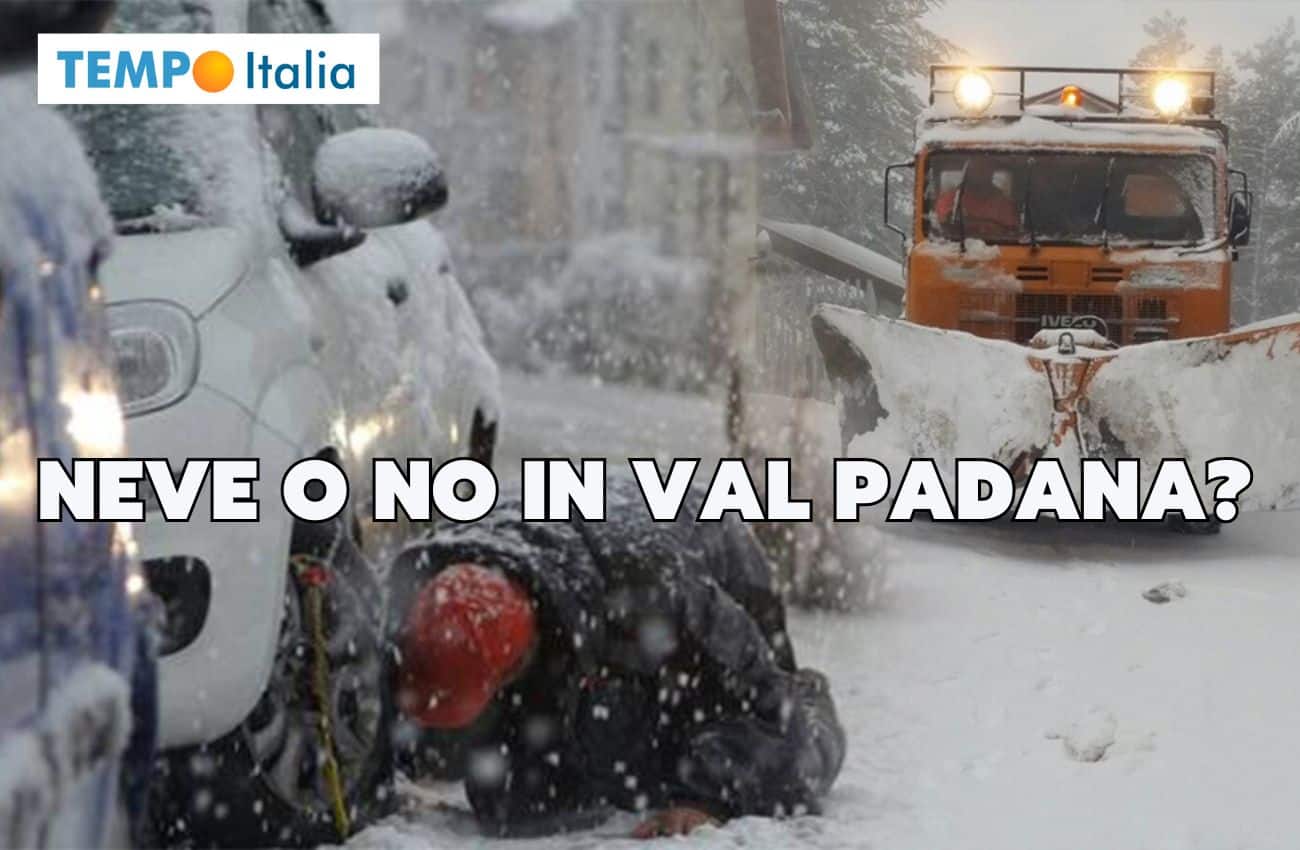 Meteo: arriva veramente la neve in pianura al Nord?