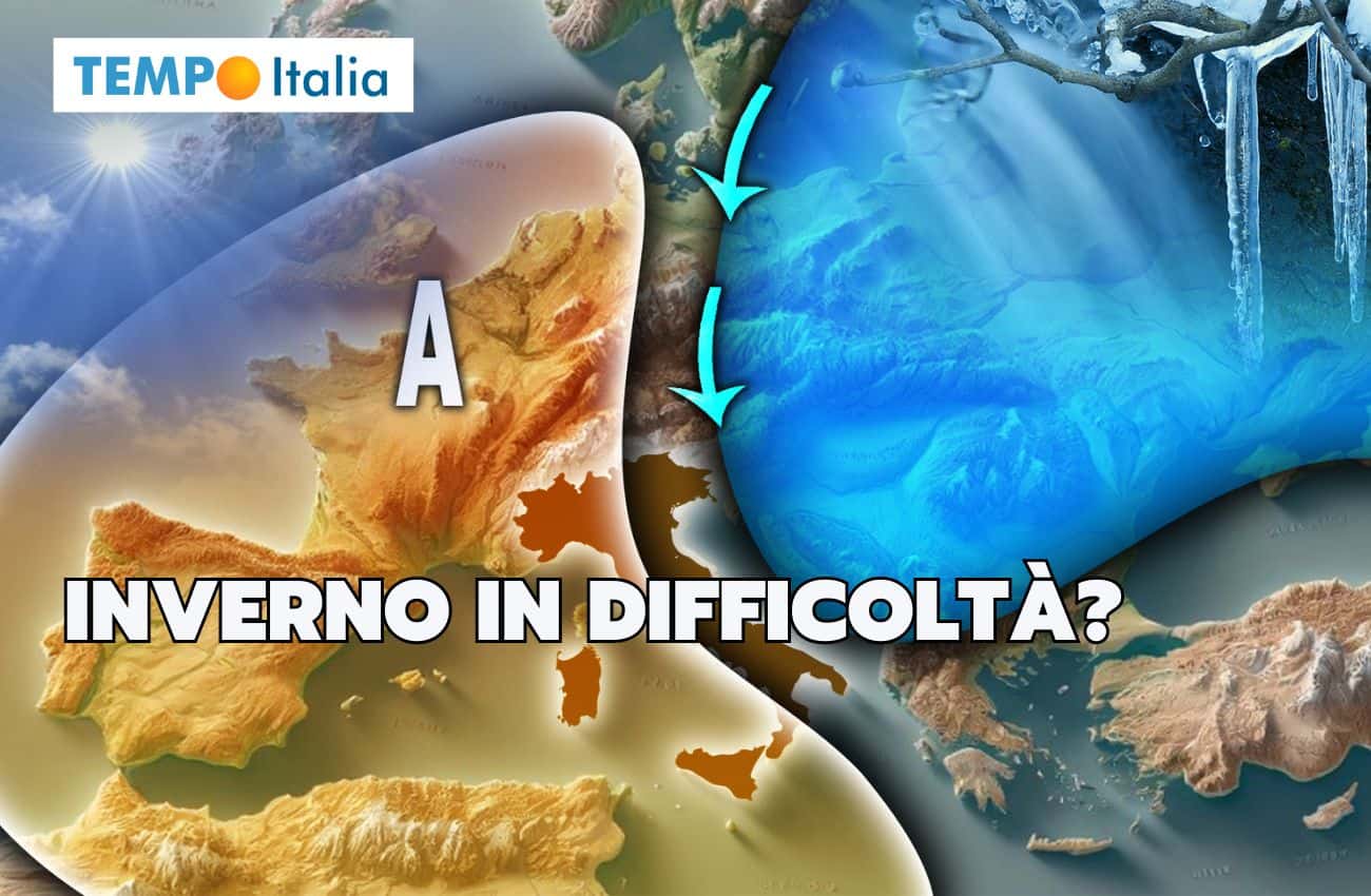 Meteo: l’inverno sempre in difficoltà