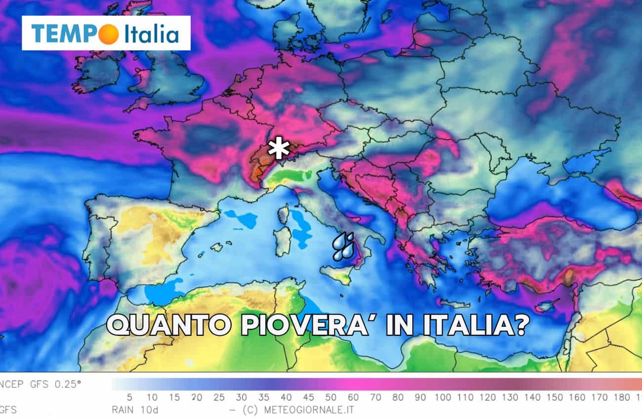 Meteo prossimi 10 giorni: pioverà in tutta Italia?