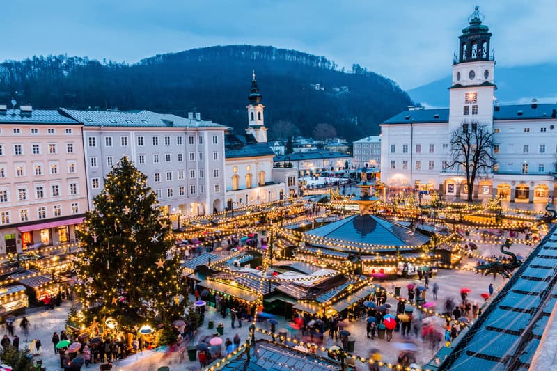 Mercatini natalizi tra neve e Alpi a Salisburgo
