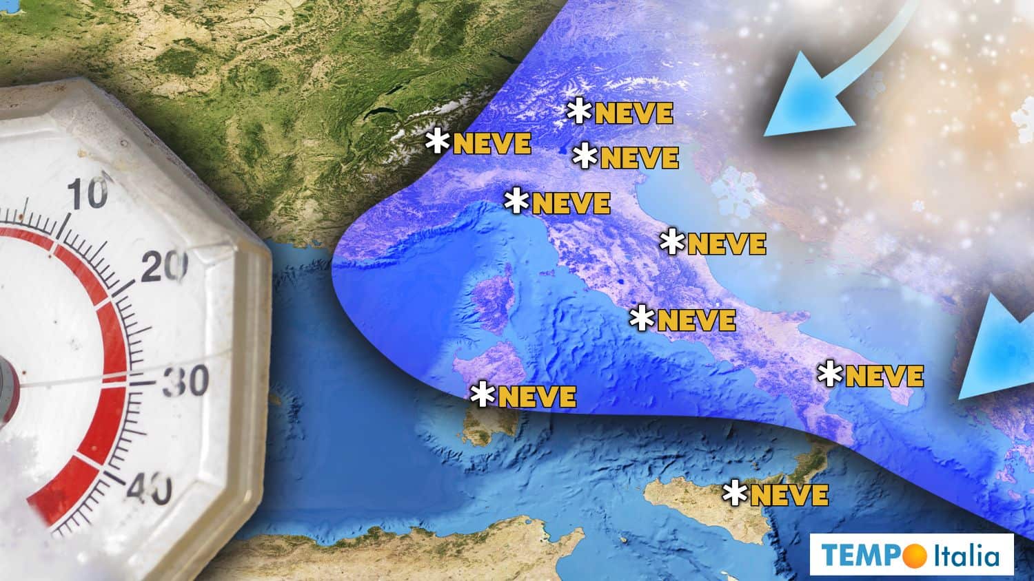 Alto rischio di un meteo con gelo e neve peggiori da 15 anni. Quando 2 gelo intenso 22 kiuu