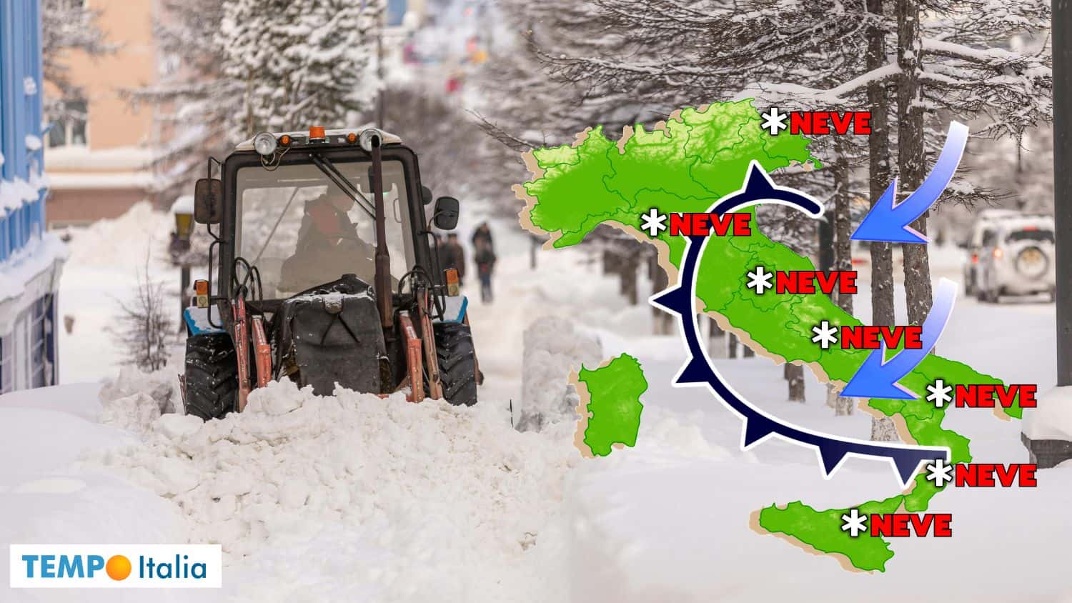 Meteo FREDDO e NEVE in arrivo: il meteo del Weekend