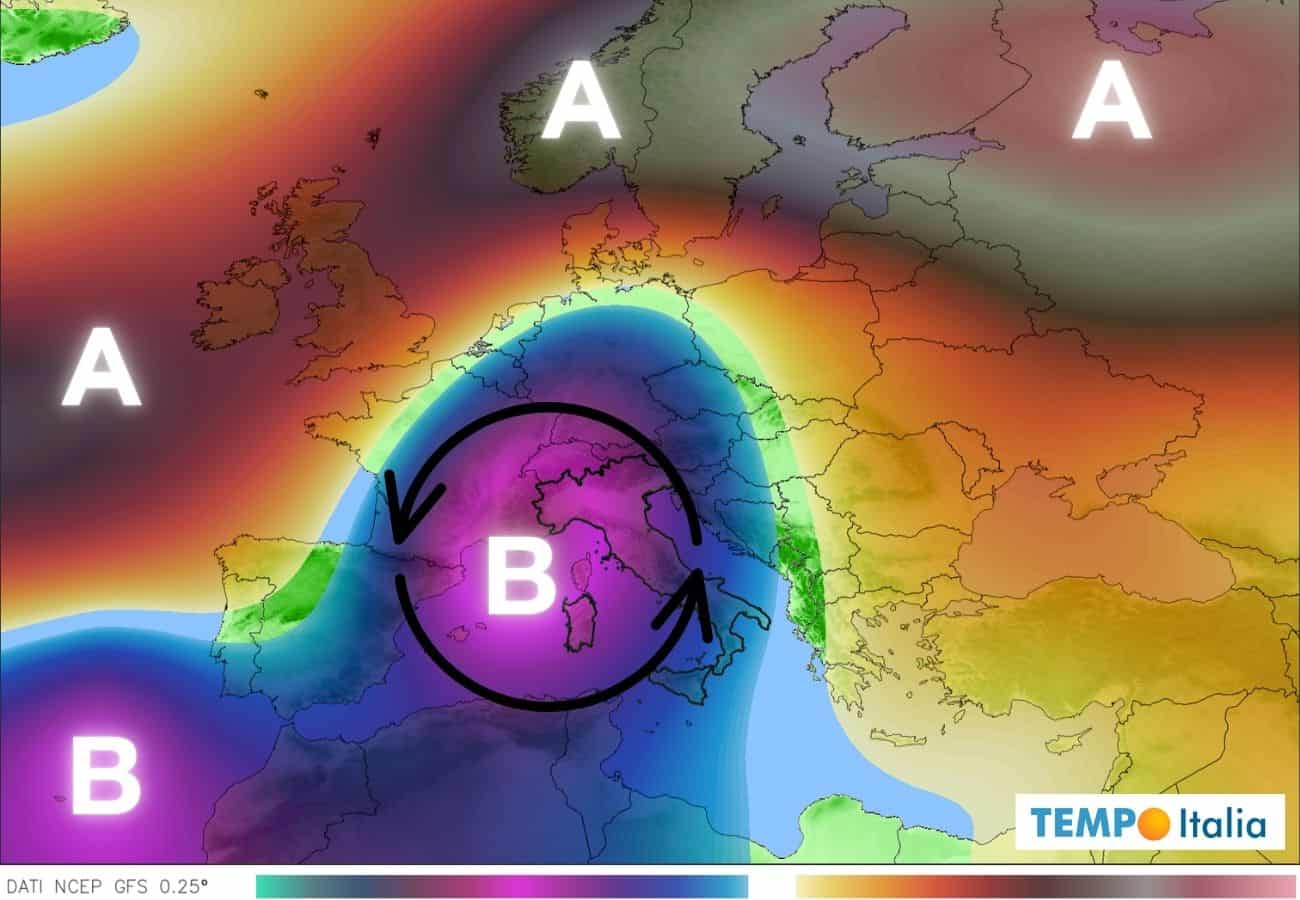 Meteo: un cambiamento con l’arrivo di una goccia fredda?