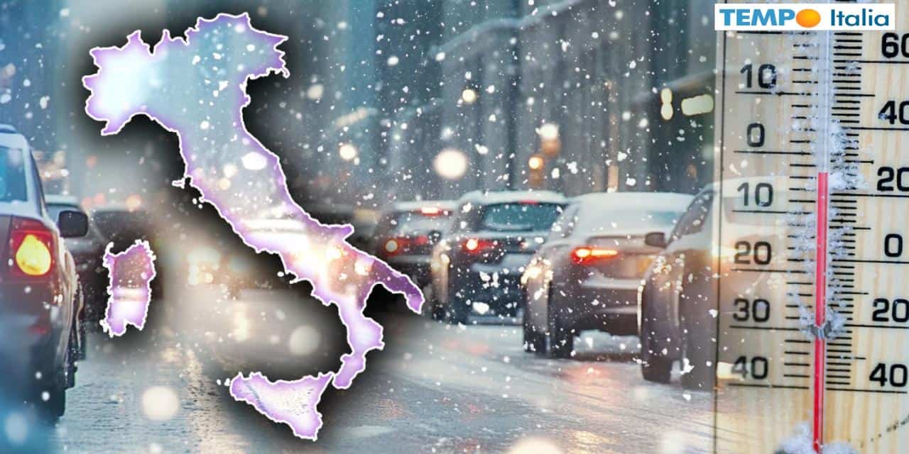Meteo: imminente neve al Centro-Sud, la prima dell’Inverno