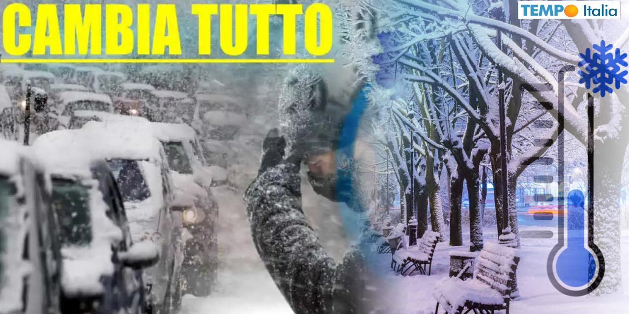 Prime condizioni favorevoli per nevicate a bassa quota