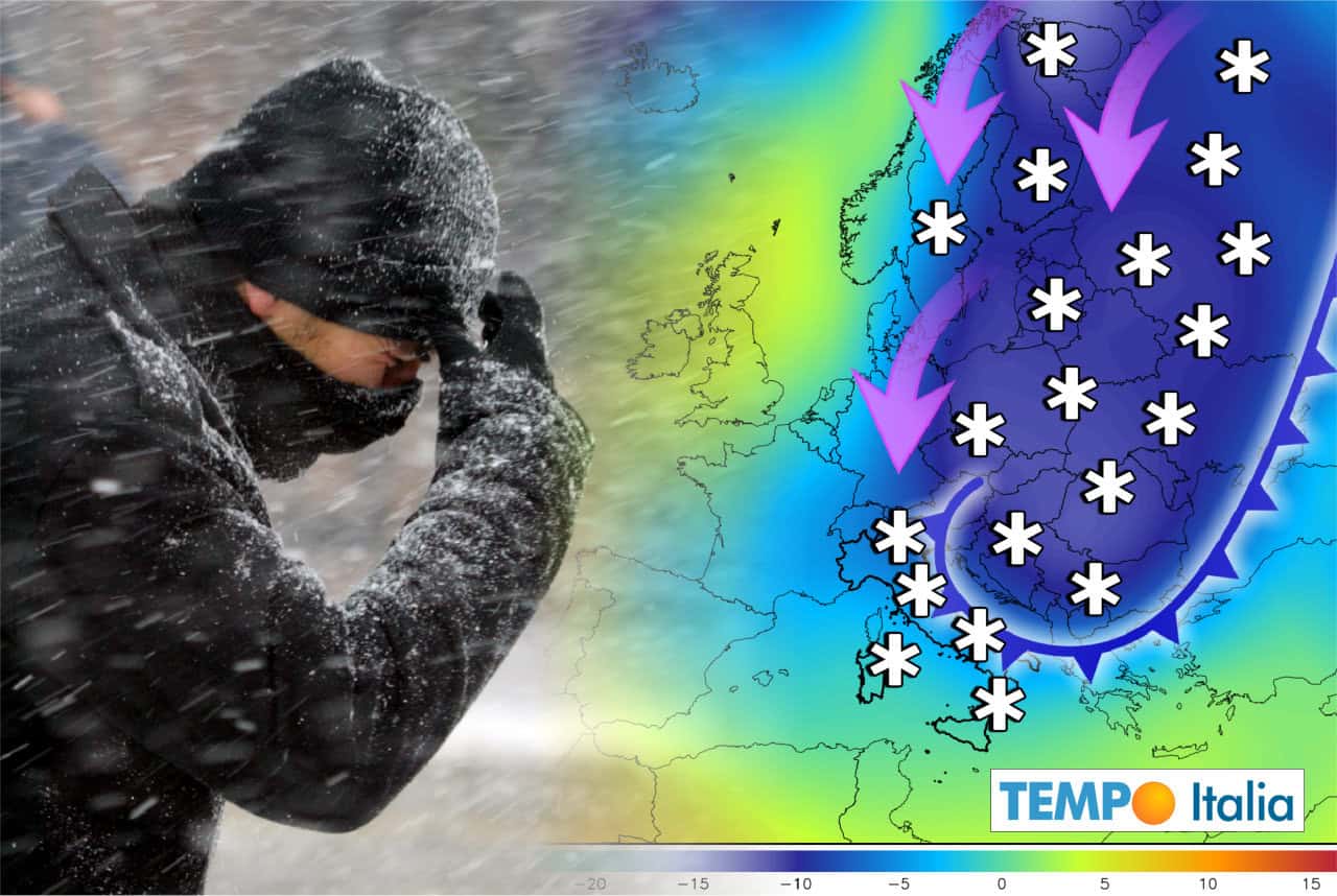 Meteo FREDDO in ARRIVO come non succedeva dal 2012