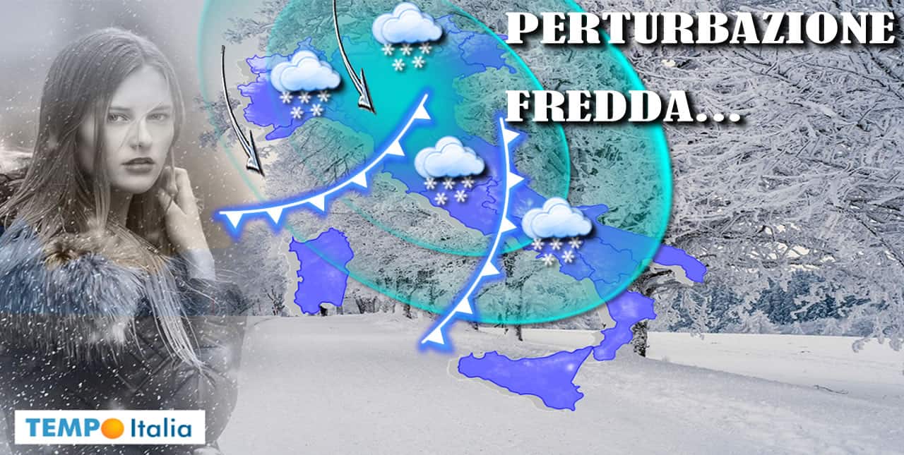 Dicembre: attacco freddo e neve entro la prima metà. Ecco quando