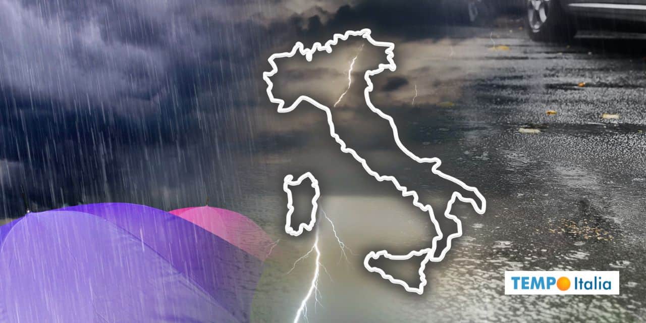 Meteo: 27 e 28 Novembre con la pioggia, ecco le regioni a rischio 2 piogge in arrivo meteo 2311