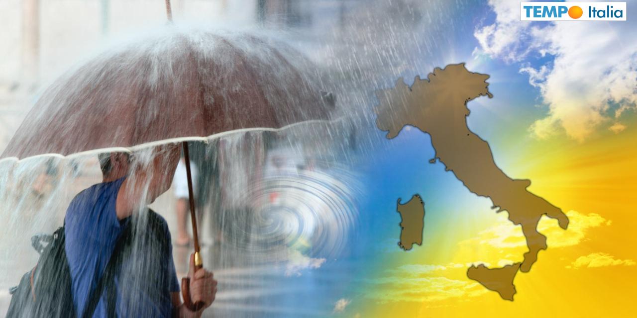 Il tempo si inizierà a deteriorare nel corso di metà settimana