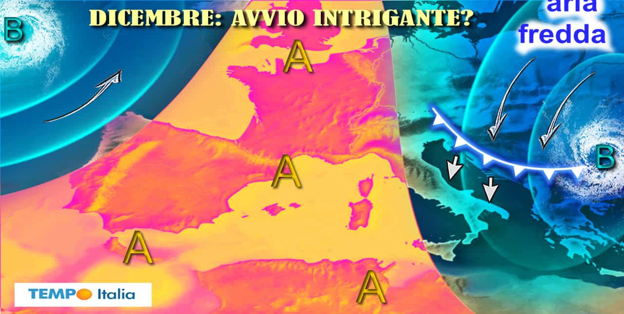 Dicembre, meteo subito freddo? Novità sull’avvio del nuovo mese