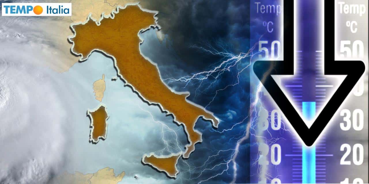 Meteo: maltempo in arrivo su parte d’Italia da metà settimana, le previsioni