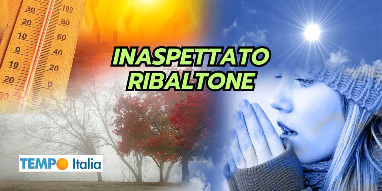 FORTE MALTEMPO, ma poi c’è una novità meteo INASPETTATA