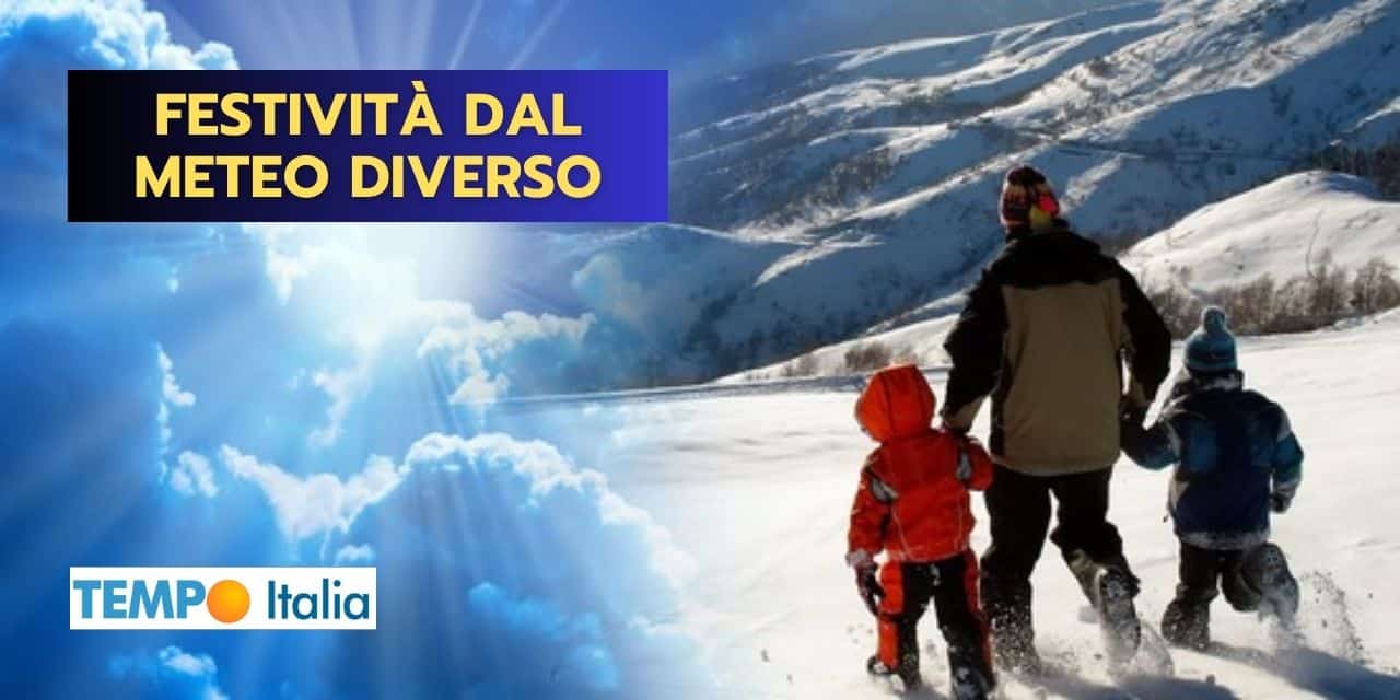 No, stavolta non saranno le feste con il solito meteo