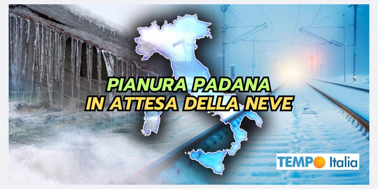 Meteo: salgono le quotazioni per NEVE in Valpadana