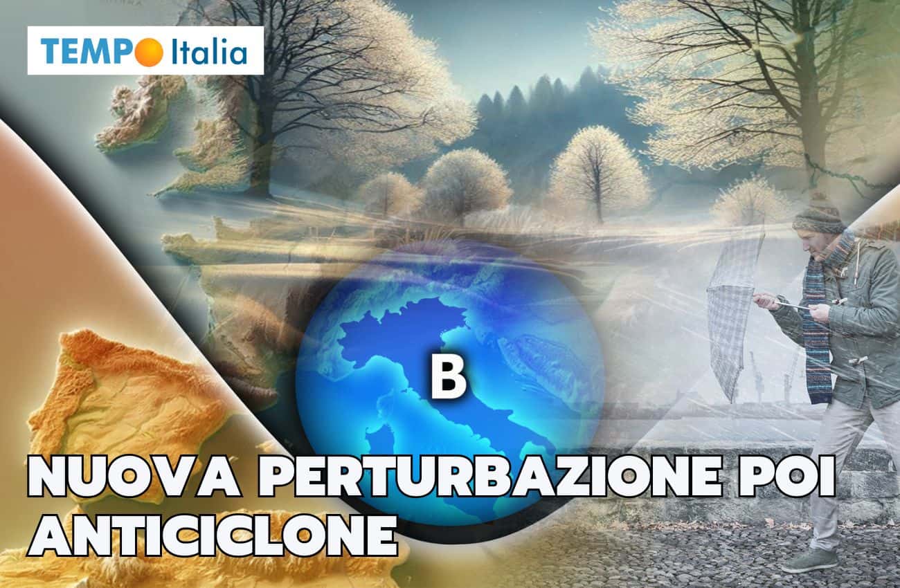 Meteo: entro il fine settimana una nuova perturbazione atlantica
