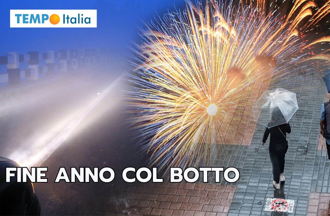 Meteo: fine anno col botto