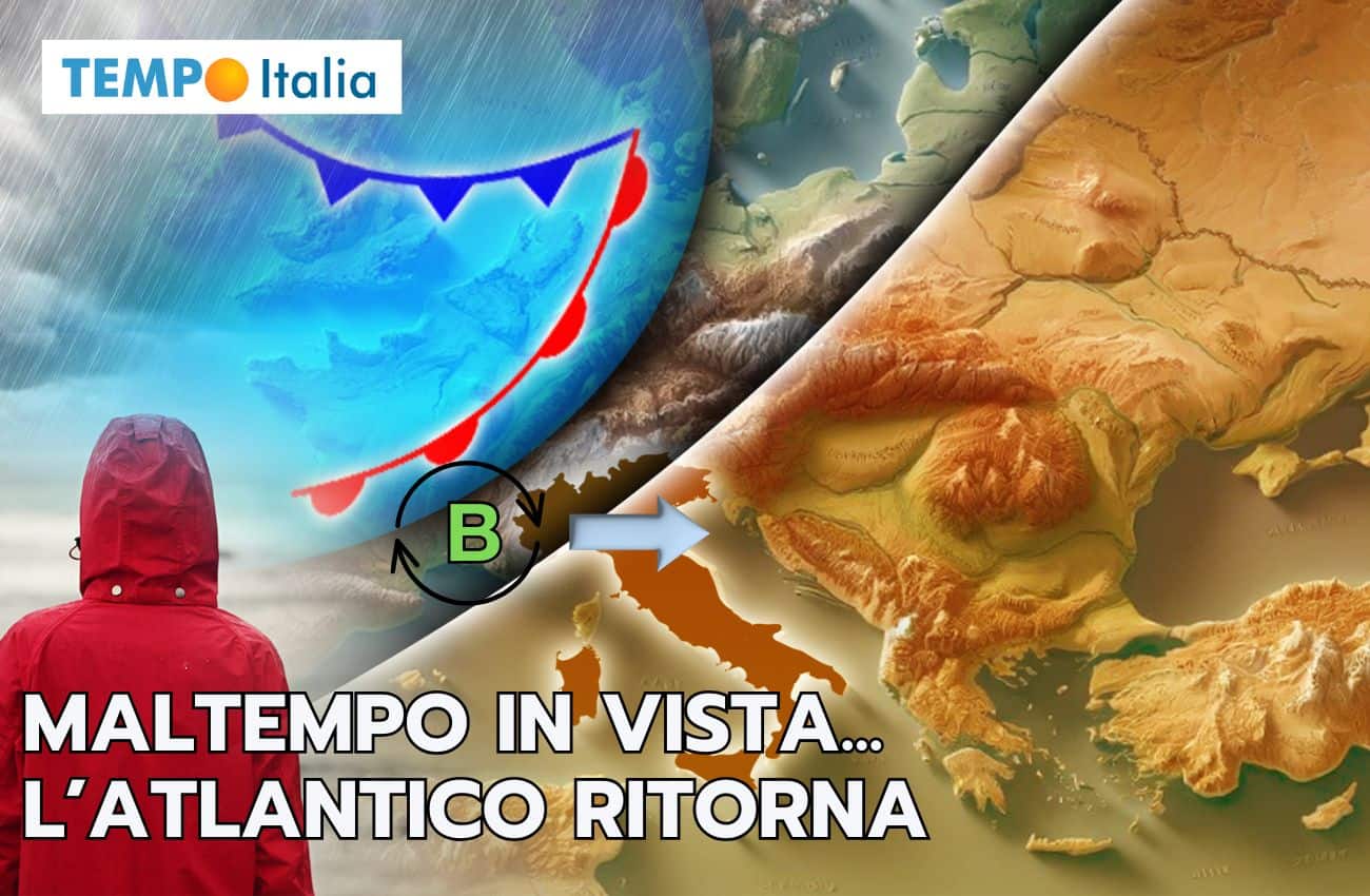 Meteo: tornano pioggia e neve, vediamo il maltempo dove arriverà
