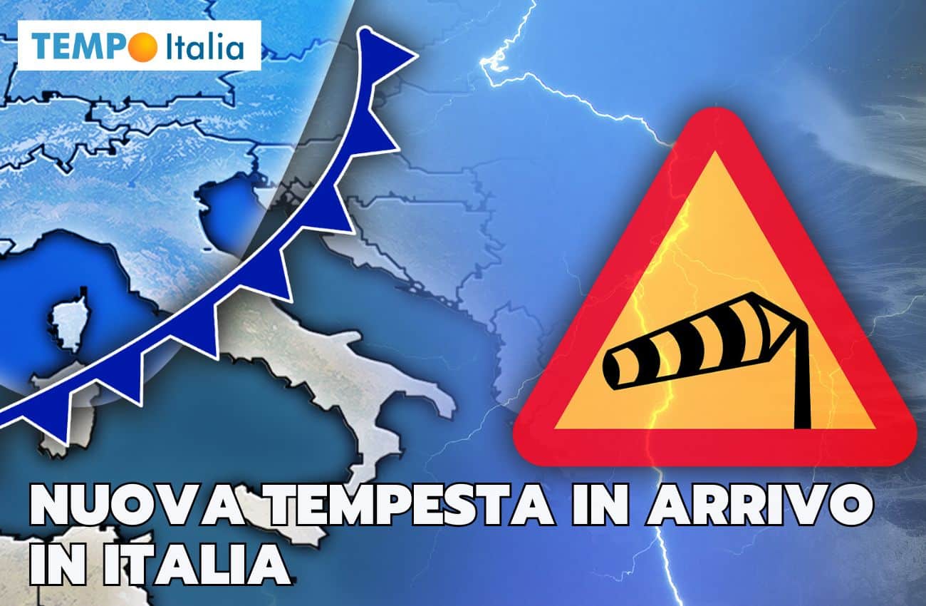 Meteo: nuova tempesta in arrivo sull’Italia