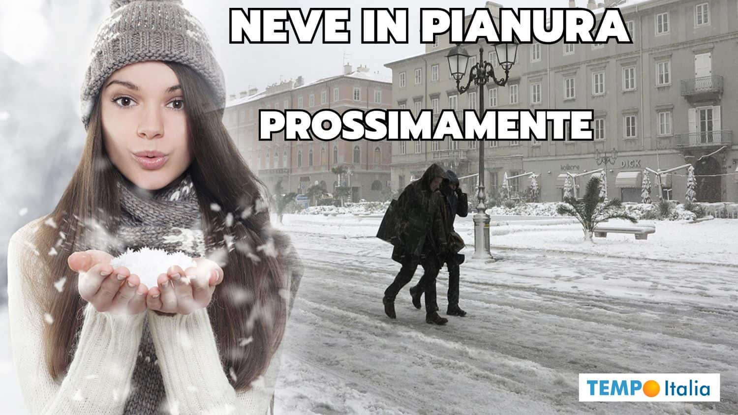 Prime neve in pianura al Nord, ancora più vicina: ecco quando