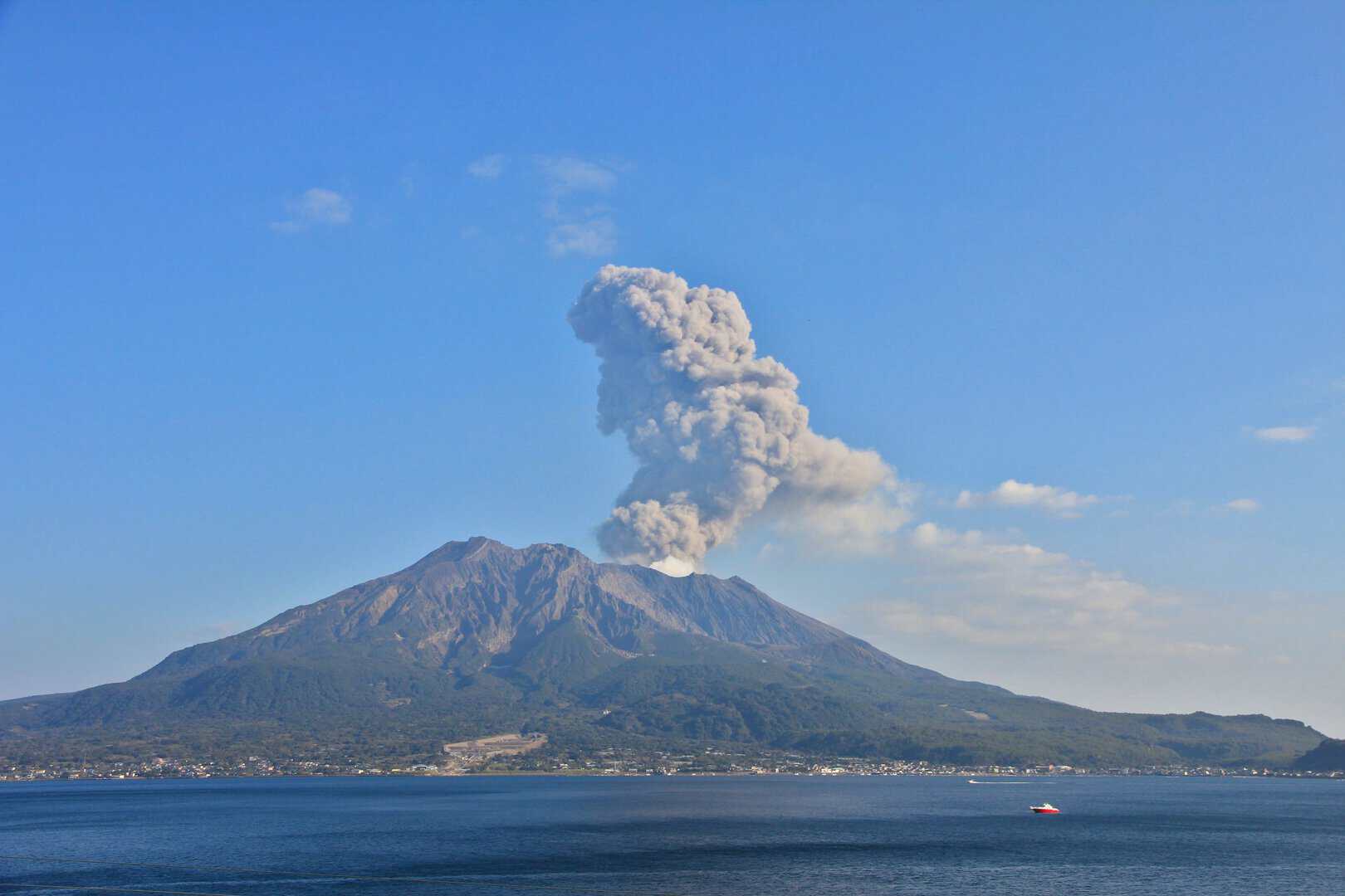 Il vulcano Sakurajima: minaccia continua