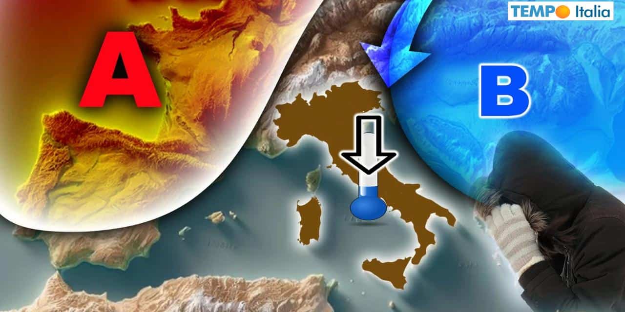 Meteo: nel weekend impulso freddo da nord, ecco dove pioverà
