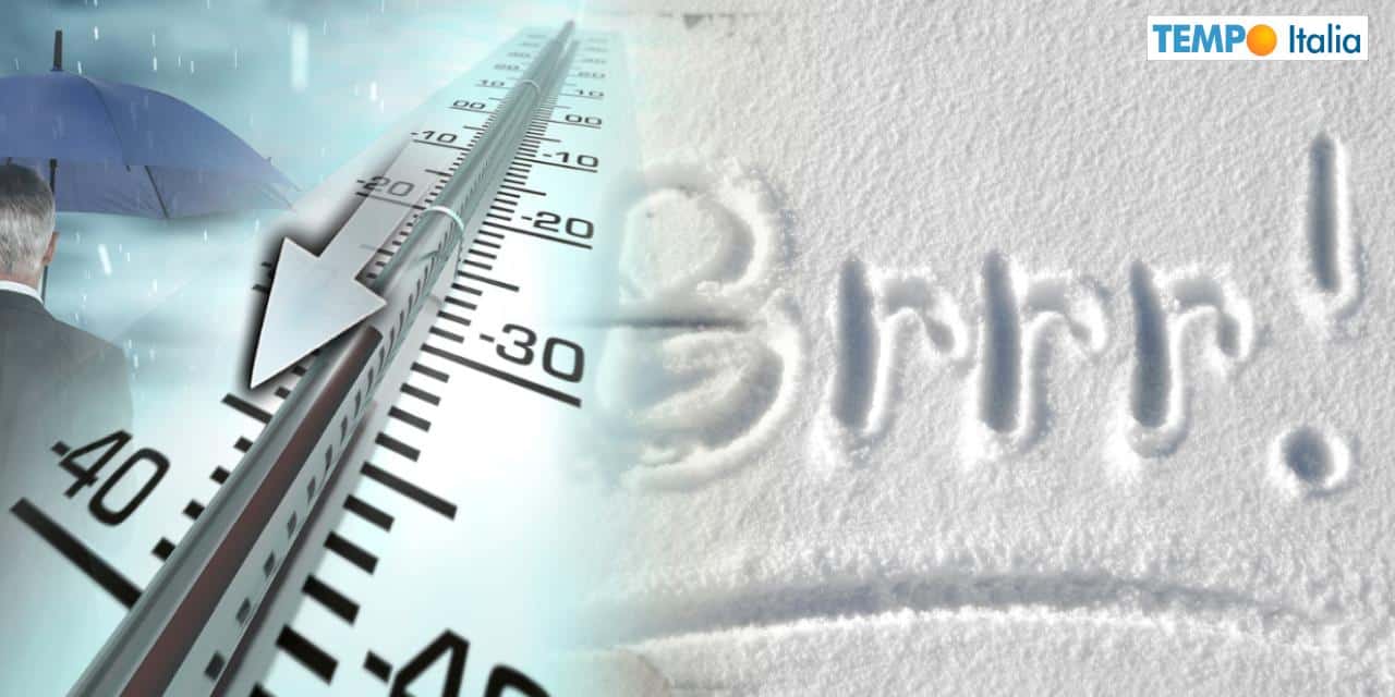 Meteo con gelo intenso da Domenica 8: punte di -10°C in queste regioni