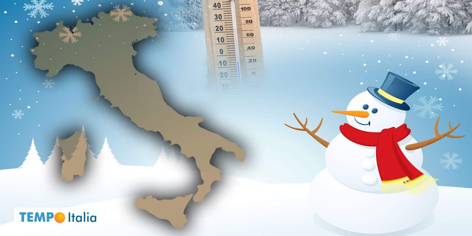 METEO Natale: Nevicate a bassa quota in arrivo!