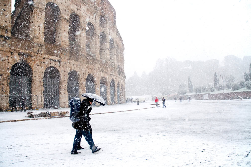 Meteo, maggior rischio di neve a Roma rispetto a Milano 4 shutterstock 2405830651