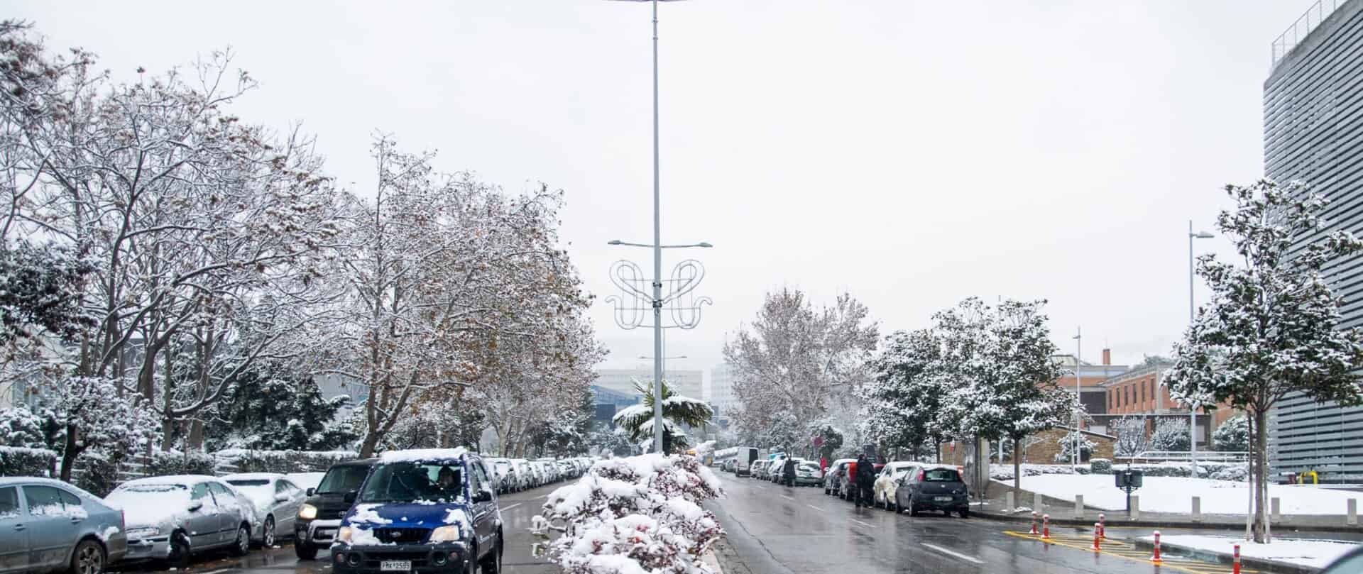 Meteo Serres: neve record ad Ano Vrontou e Lagadi, scuole chiuse ad Amfipoli