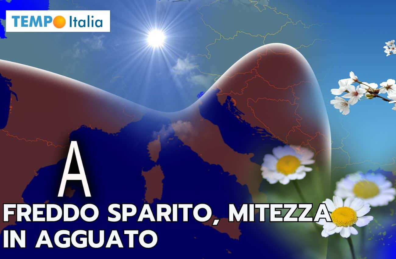 Meteo in prospettiva CALDO con tanta MITEZZA fuori stagione