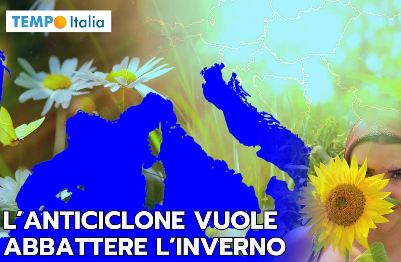 Meteo: l’anticiclone entro metà mese vuole surclassare l’inverno