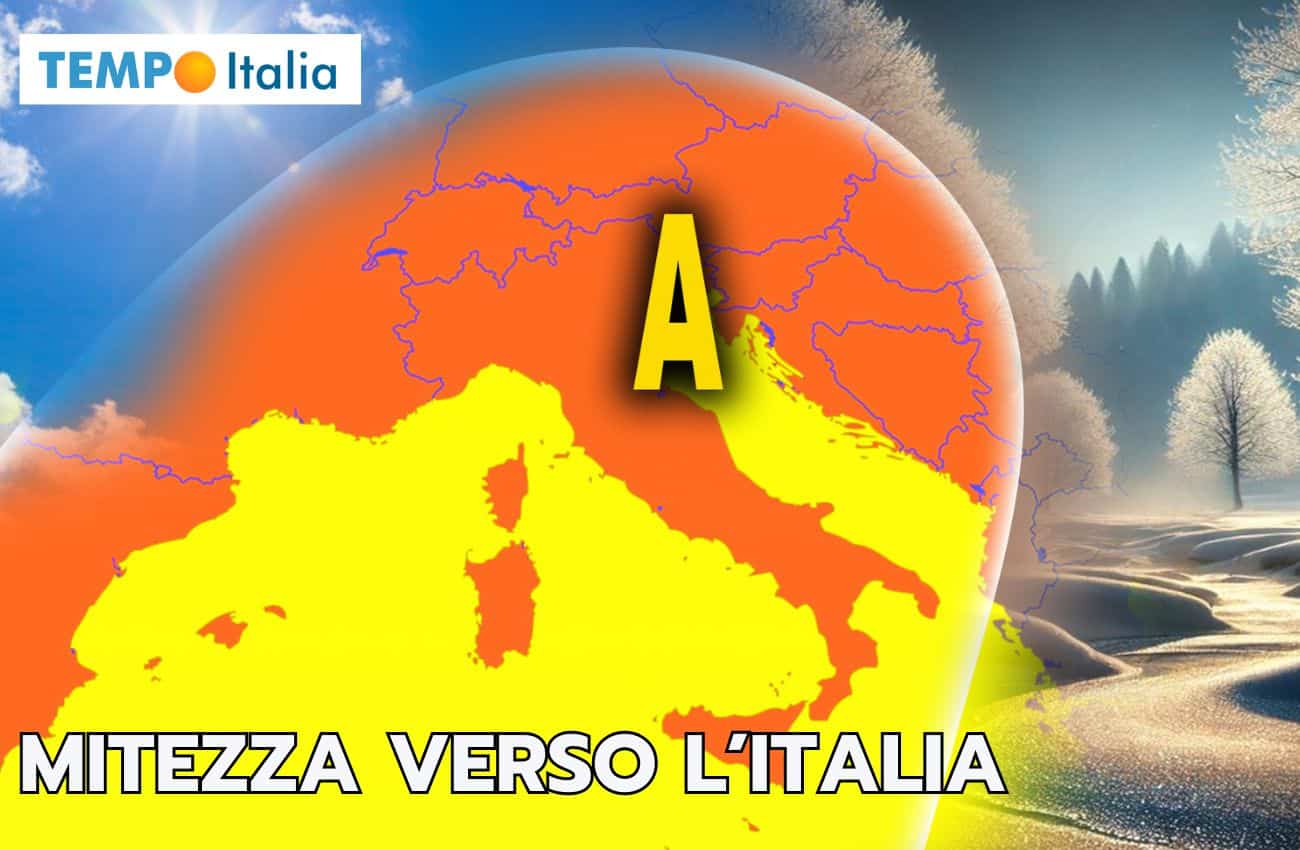 Meteo: il gelo negli USA spedisce la MITEZZA in Italia