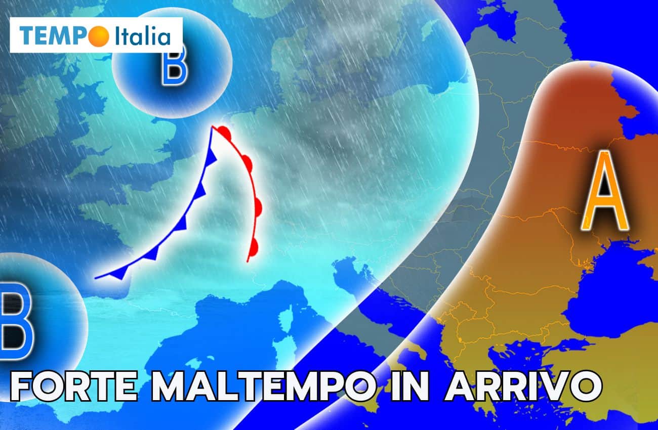 Meteo: INTENSO MALTEMPO al Nord Italia