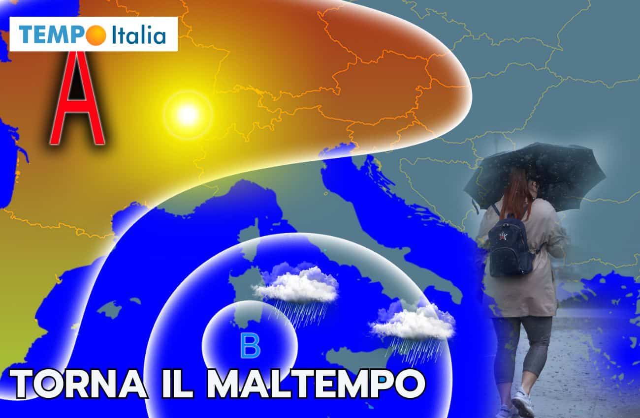Meteo, nuovo MALTEMPO in vista, ecco in quali regioni