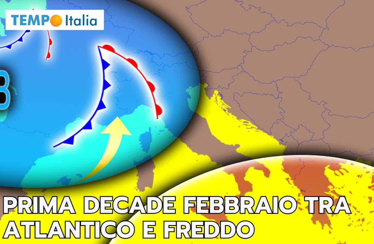 Meteo prima parte Febbraio: dal freddo all’atlantico a…