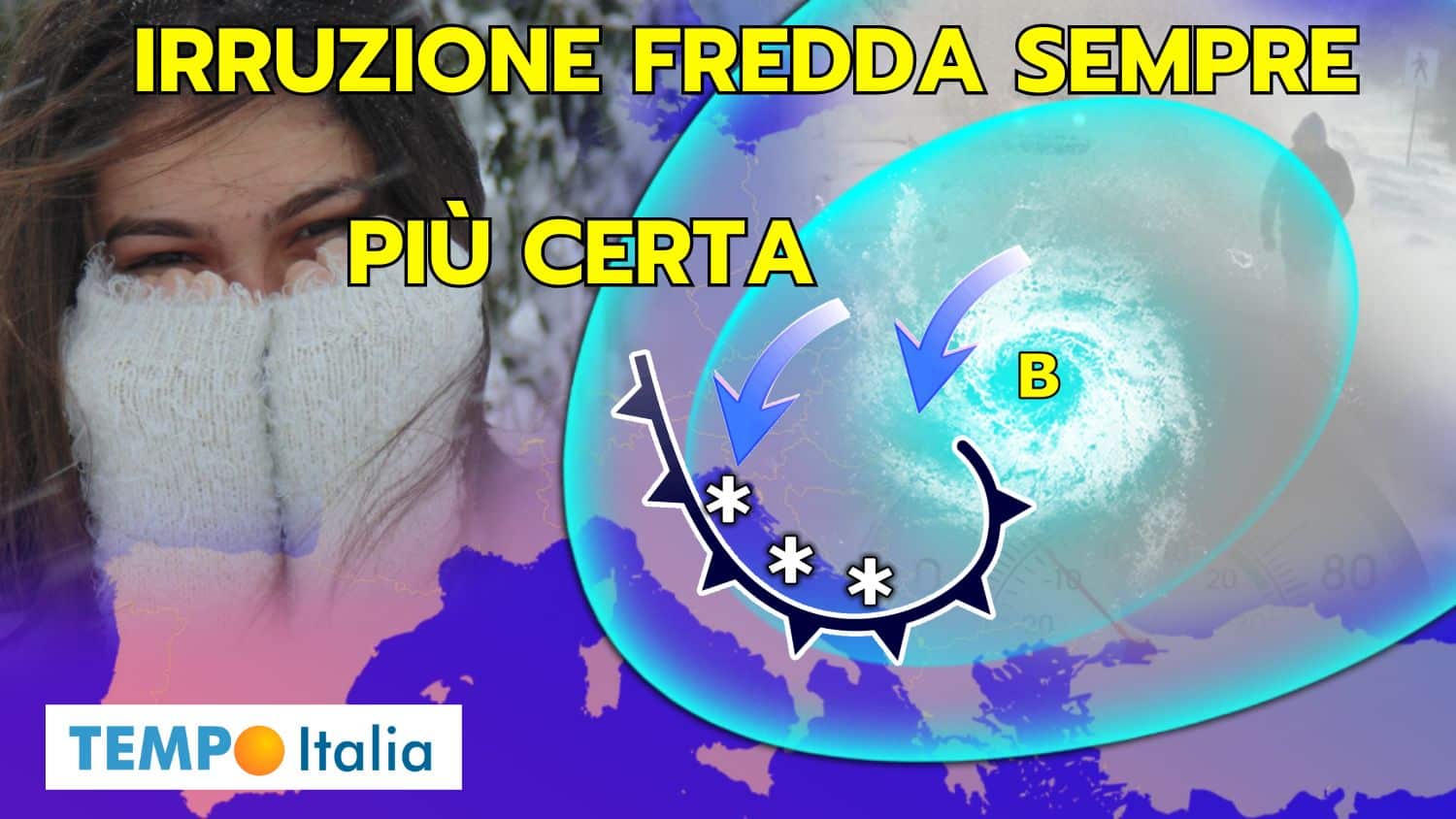 Il freddo punta l’Italia in febbraio. Ecco la fase più a rischio