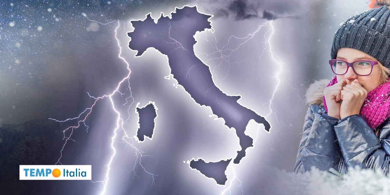 Meteo: 8 e 9 Gennaio con piogge, temporali, neve su tante regioni 2 maltempo 8 9 gennaio meteo 0401