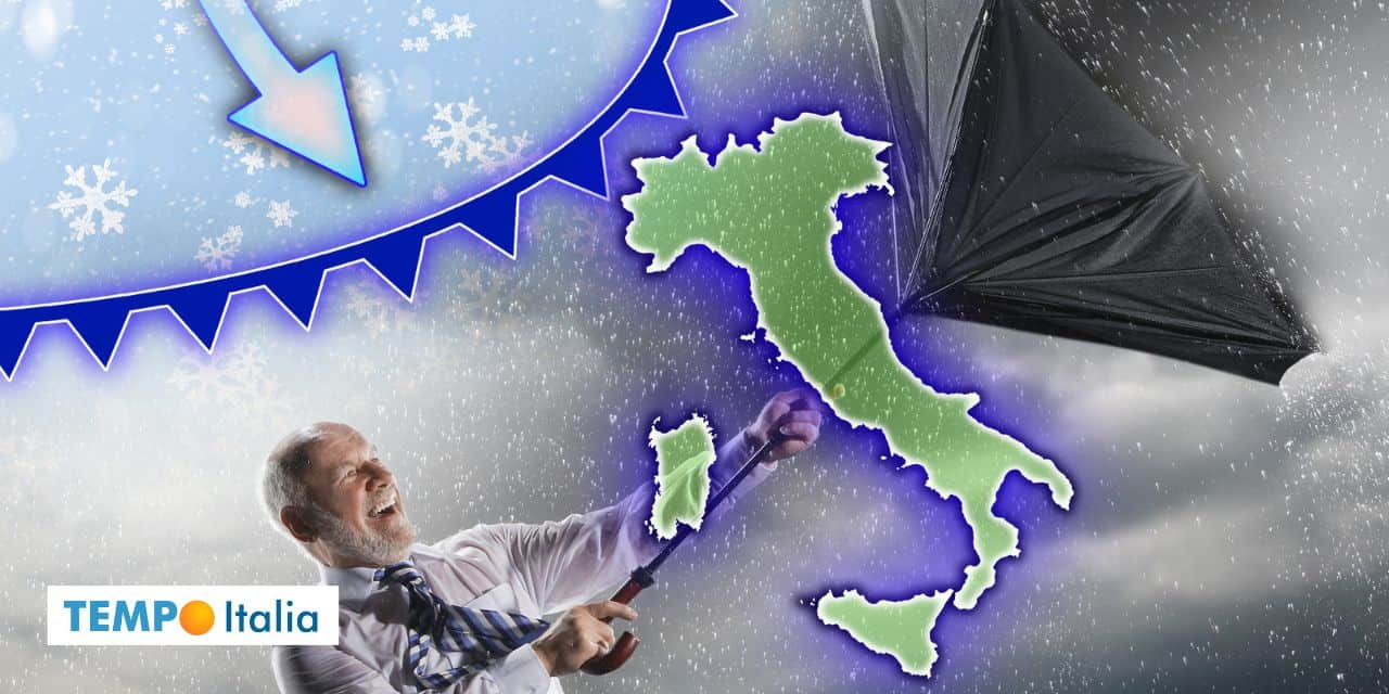 Meteo: freddo e pioggia in arrivo su alcune regioni, poi si replica dopo l’Epifania