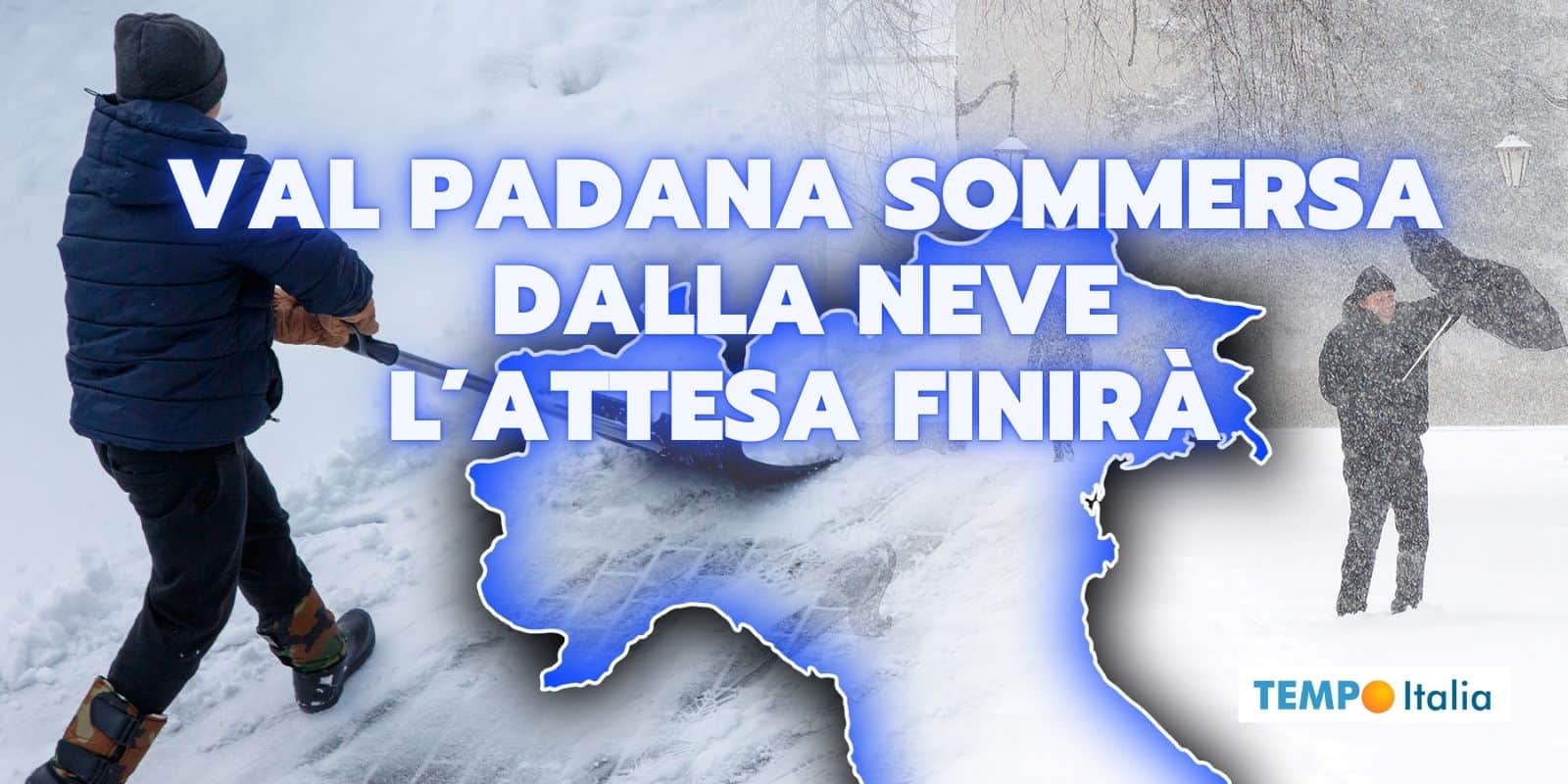 MILANO e la VAL PADANA sommerse dalla NEVE, quando terminerà l'attesa 2 meteo val padana neve attesa 07 fdfdagas