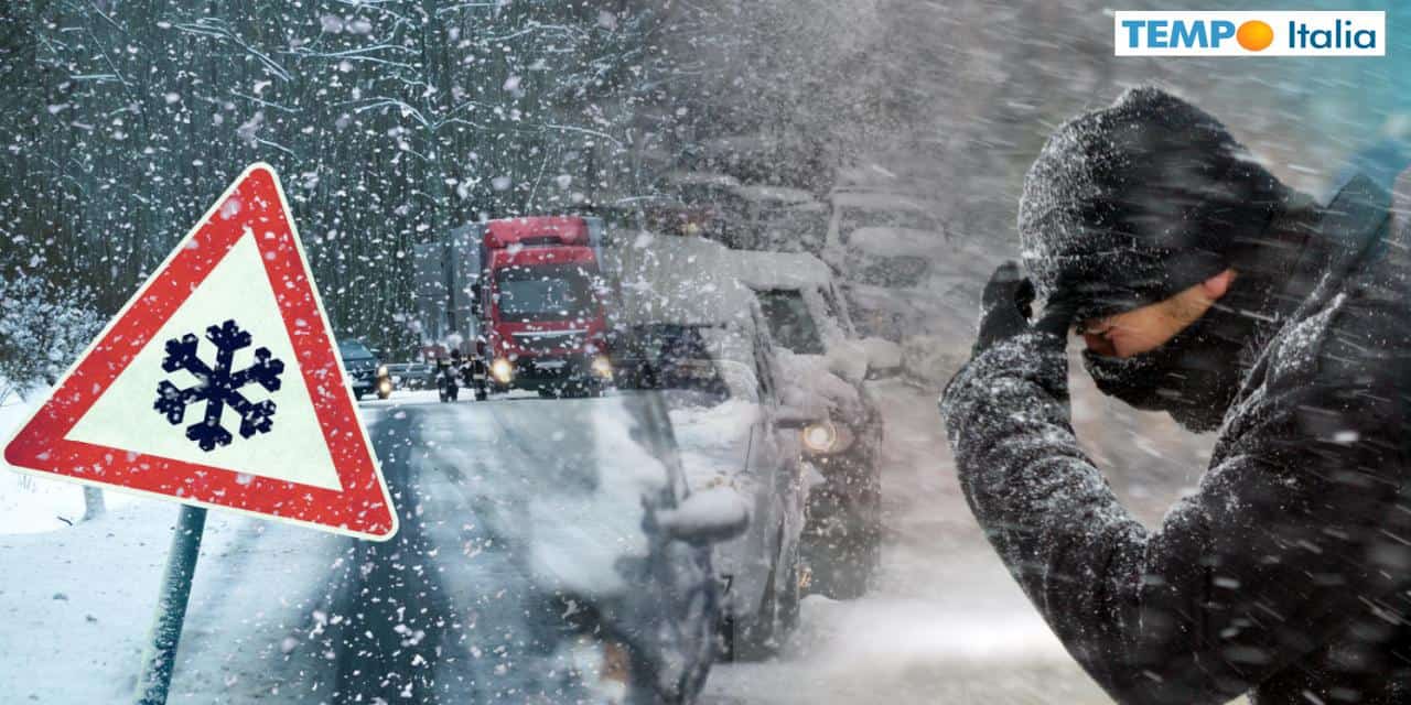 Meteo: neve fortissima, ecco le zone più colpite il 12 e Lunedì 13 Gennaio 2 Tanta neve su parte del Centro-Sud