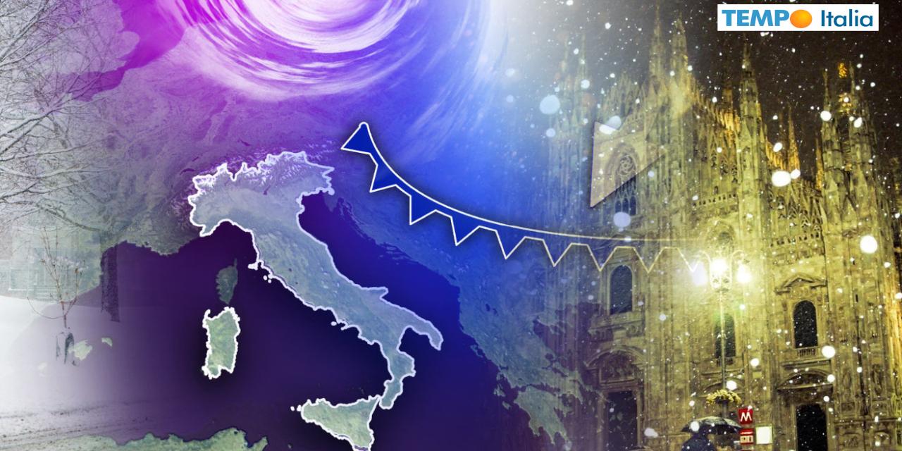 La neve potrebbe tornare in Val Padana a Febbraio