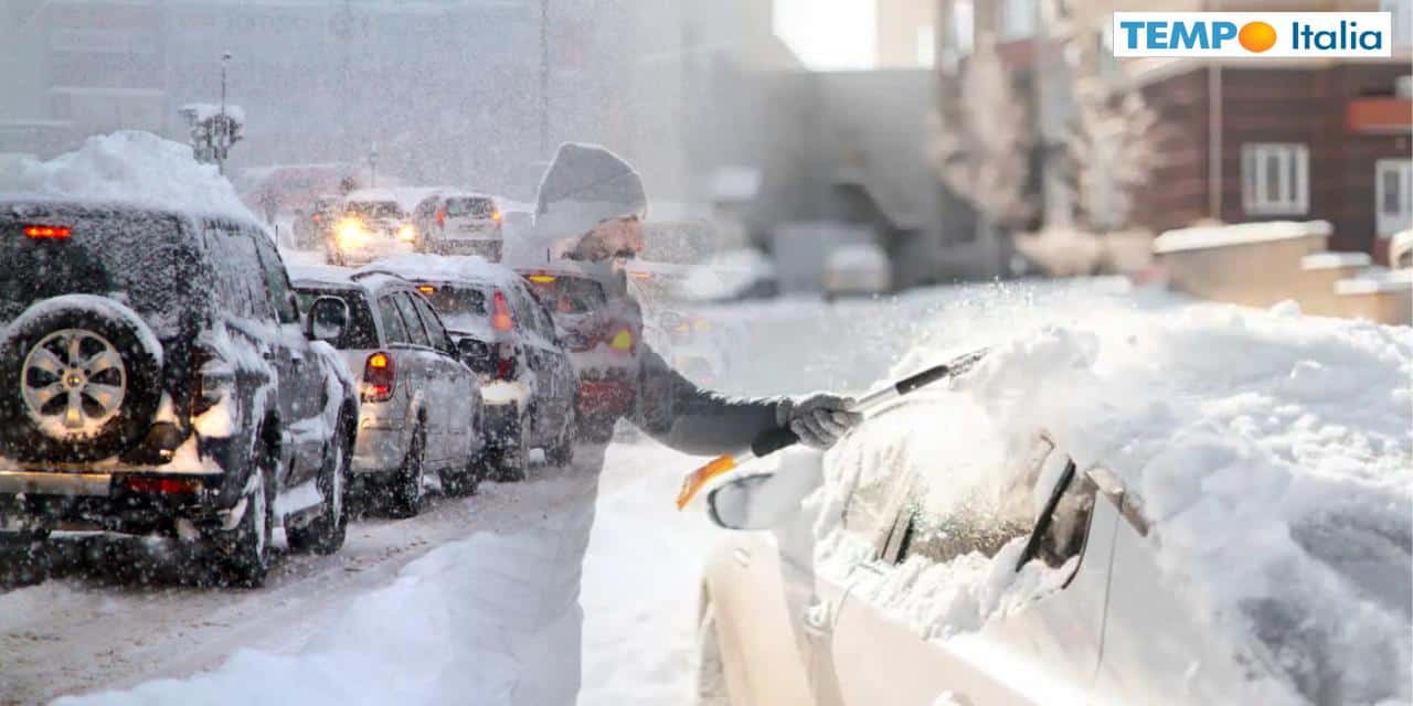 Meteo: neve record, sino a 100 cm in città, sulla Val Padana