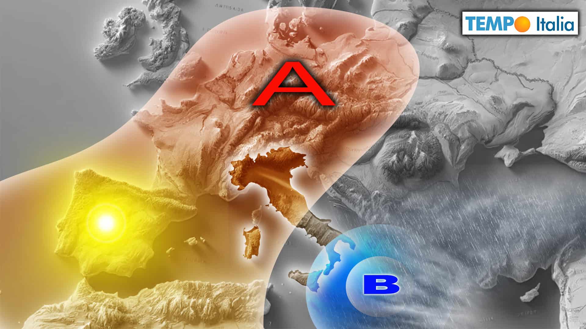 Meteo: Dalla Pioggia e la Neve, all’Anticiclone. I dettagli