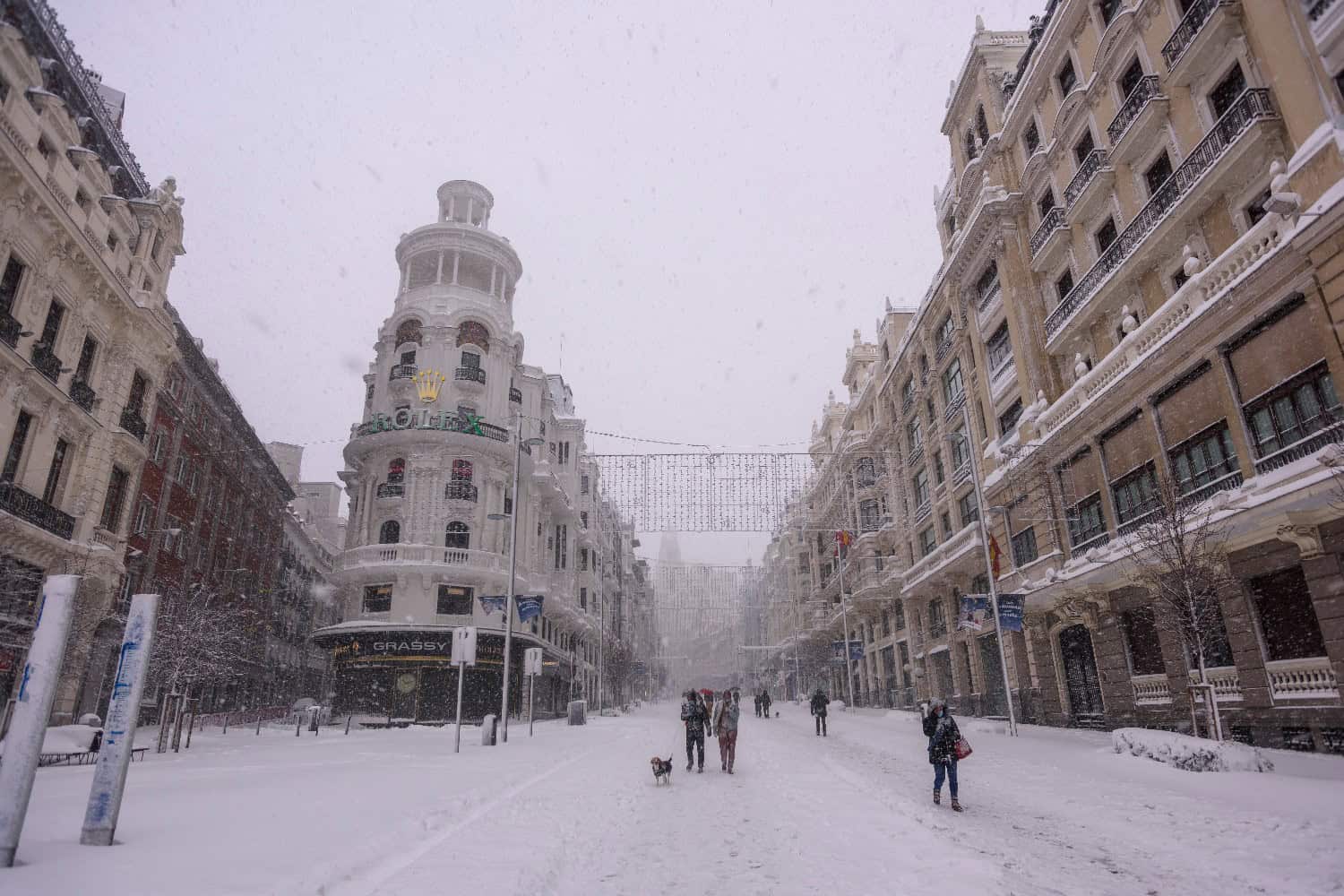 Meteo Spagna: arriva una tempesta di neve su Madrid, l’AEMET conferma il tracollo termico con data esatta