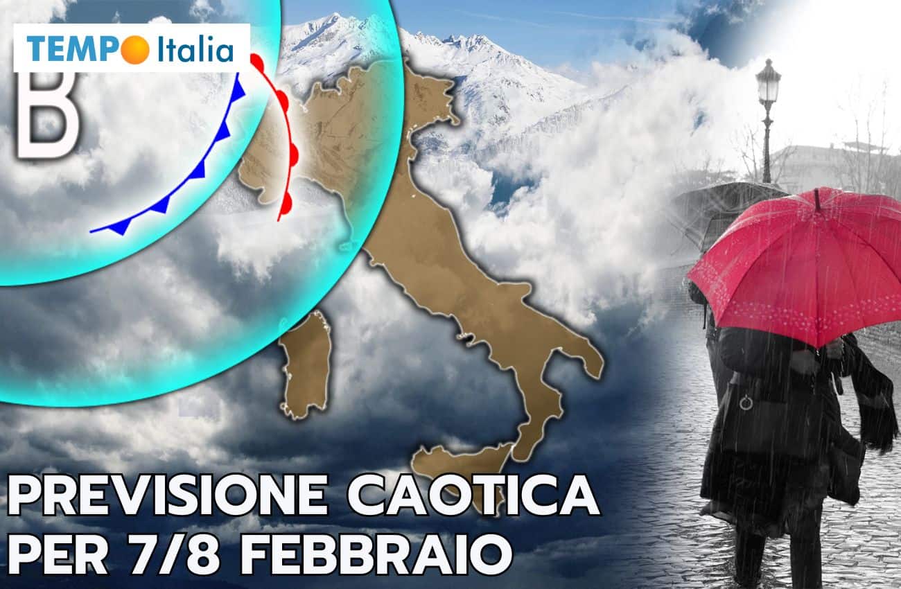 Meteo: quanto c’è di vero sull’evoluzione del 7/8 Febbraio