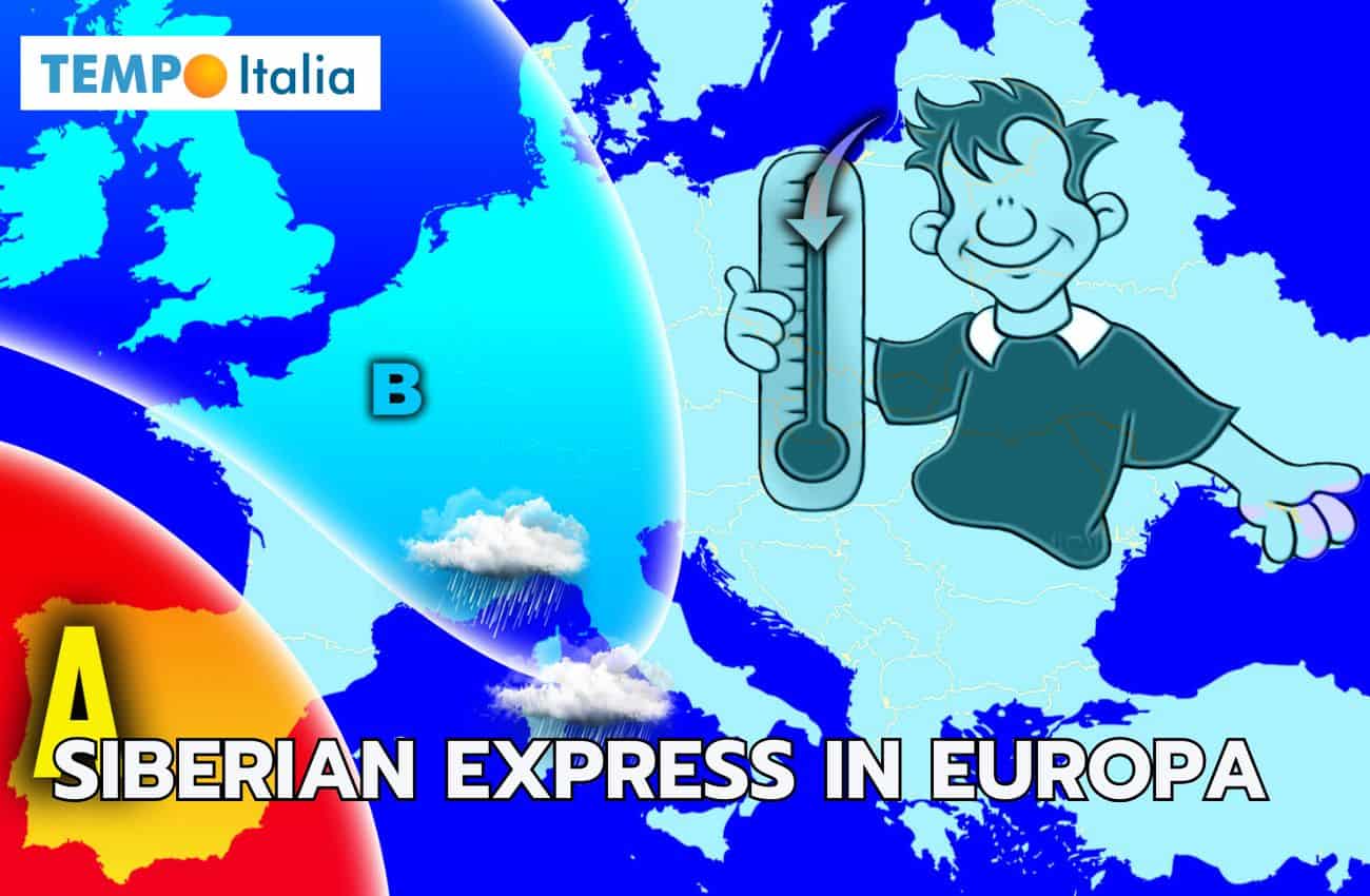 Meteo: il GELO dilaga in EUROPA, Siberian express all’attacco