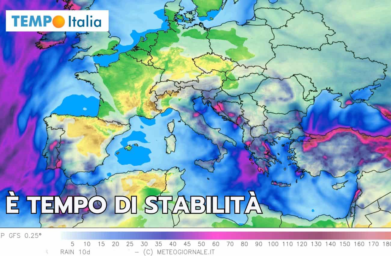 Meteo: il maltempo batte in ritirata, è ora della stabilità